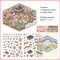 Peach Blossom Cat Party Stickers, Isometric Sticker Scene, Adorabilities